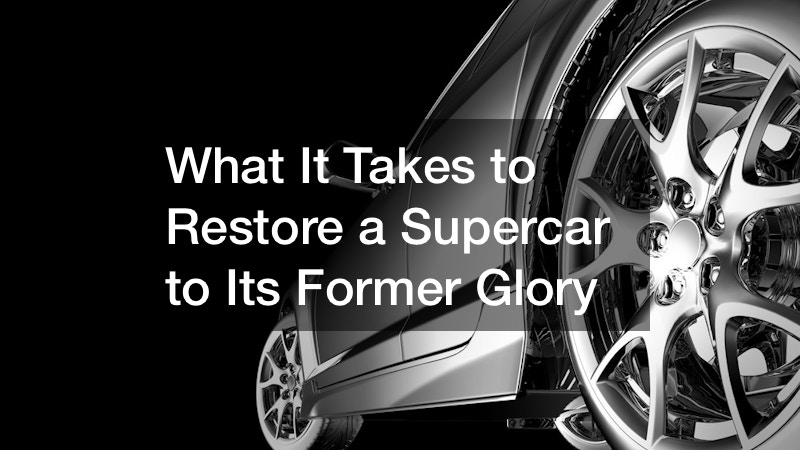 What It Takes to Restore a Supercar to Its Former Glory