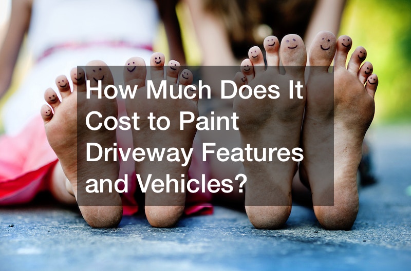 How Much Does It Cost to Paint Driveway Features and Vehicles?