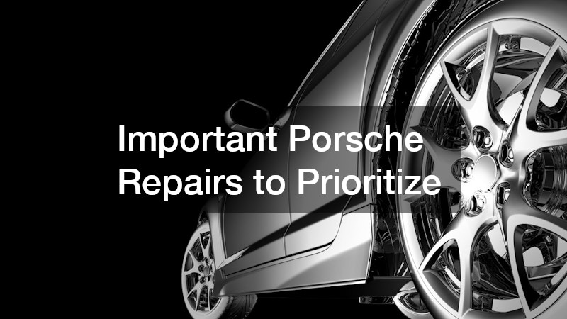 Important Porsche Repairs to Prioritize